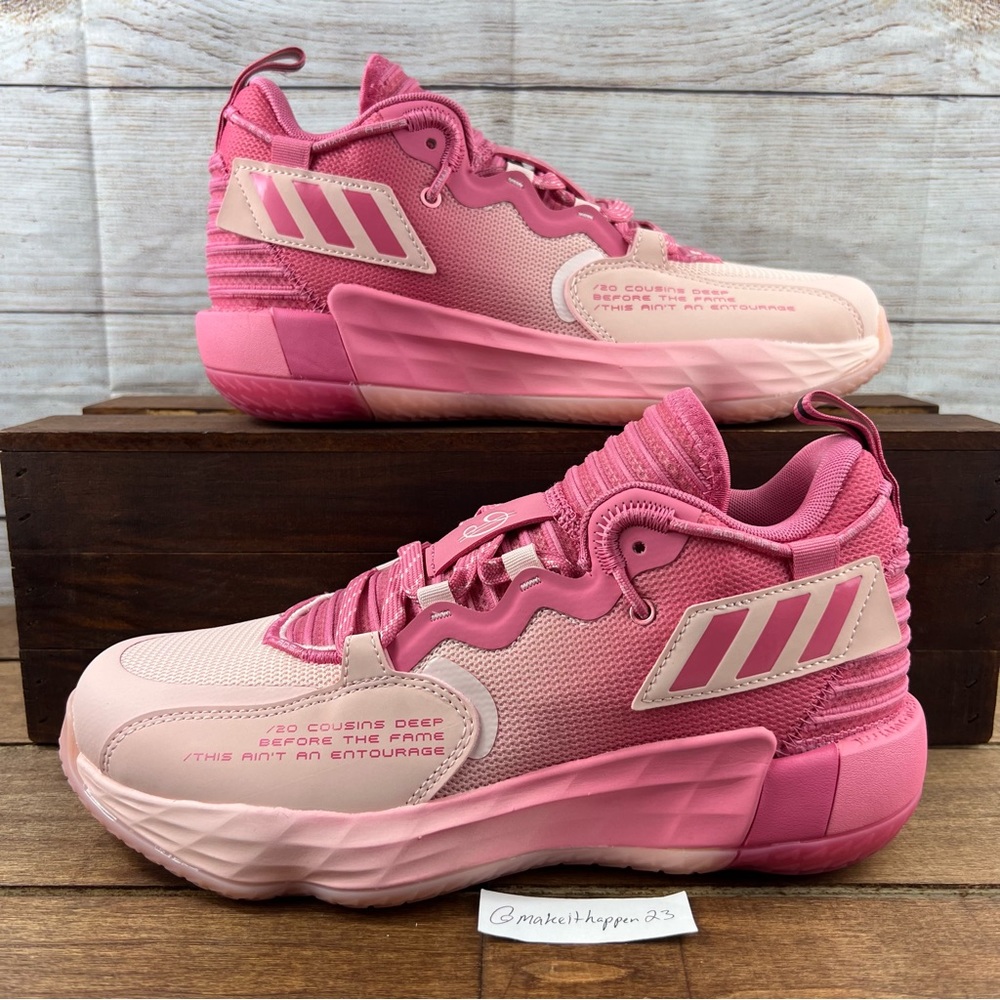 Adidas Dame 7 EXTPLY GCA ‘D.O.L.L.A.’ Pink Rose